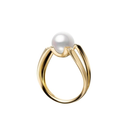 M Collection Akoya Cultured Pearl Ring
