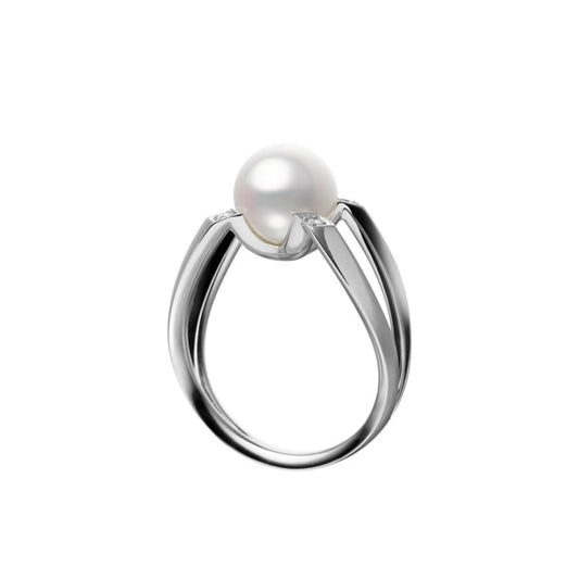 M Collection Akoya Cultured Pearl Ring