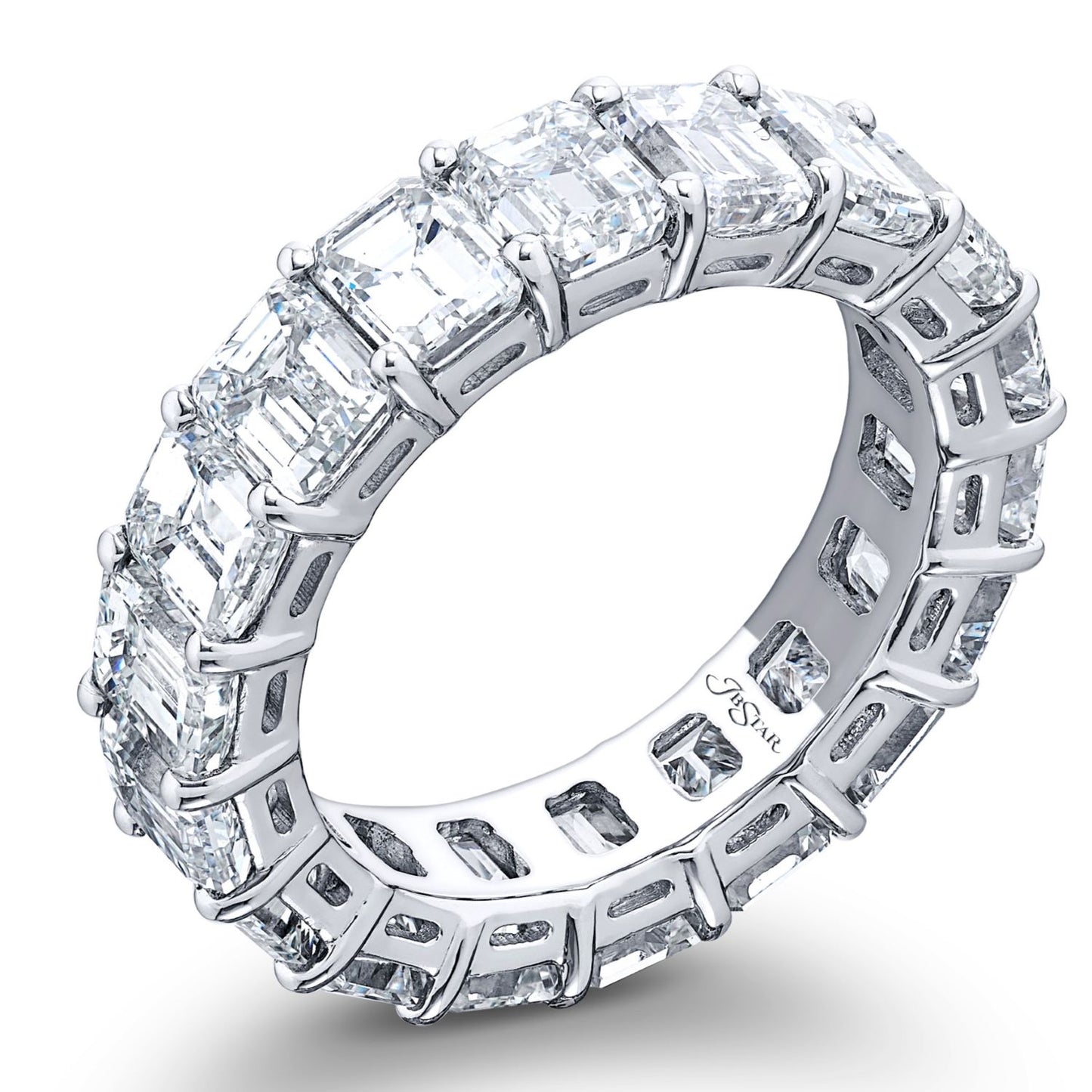 Emerald Cut Diamond Eternity Band