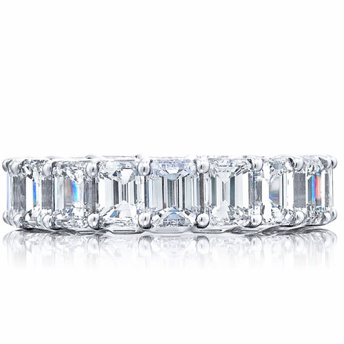 Emerald Cut Diamond Eternity Band