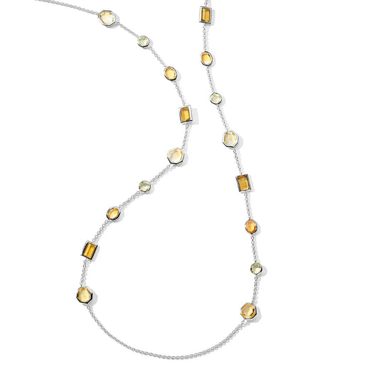 Rock Candy: Girasole Mixed-Cut Station Necklace