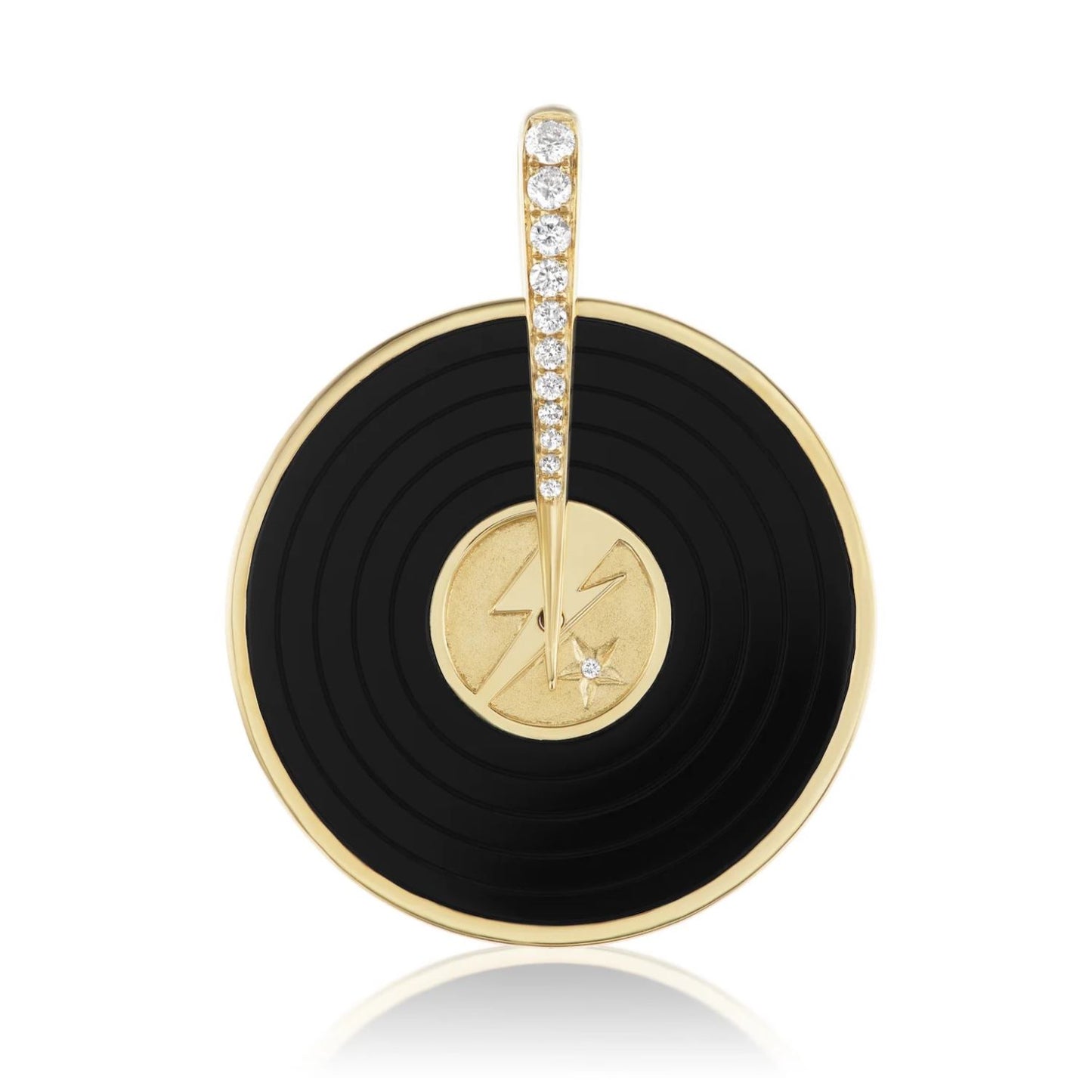 Playlist Collection Spinning Record Pendant