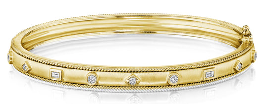 Amulet Collection Diamond Bangle Bracelet