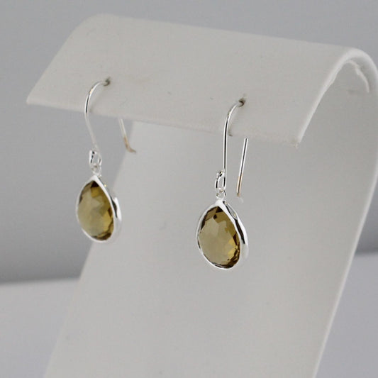 Rock Candy Collection Teardrop Citrine Earrings