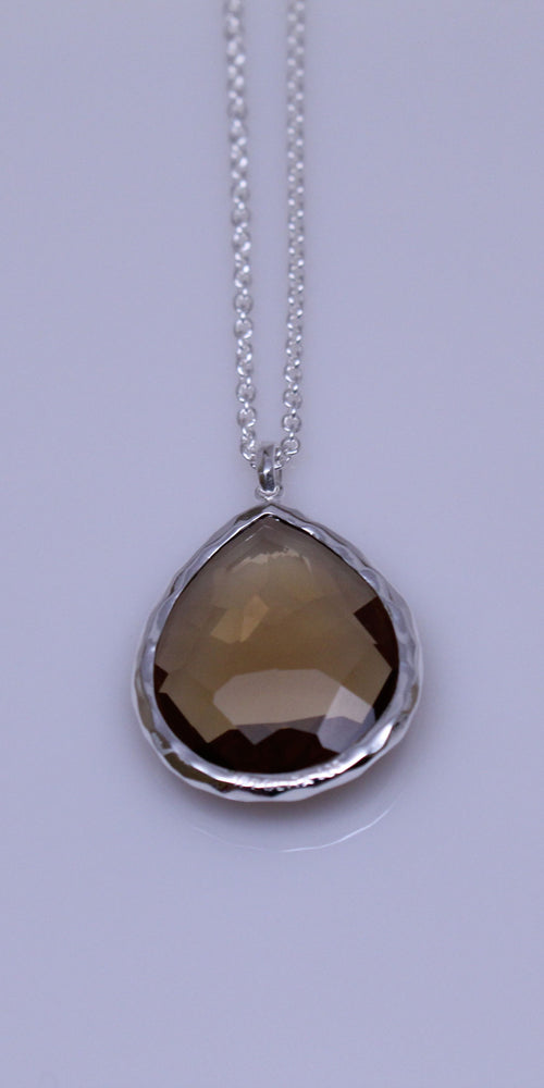 Rock Candy Collection Teardrop Citrine Necklace