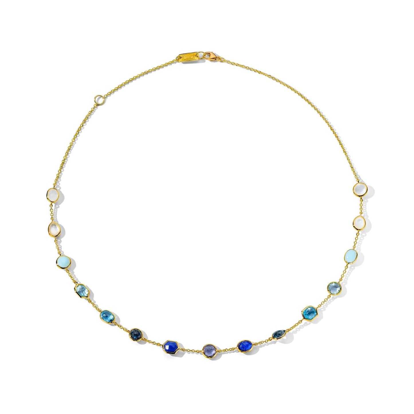 Rock Candy Collection: Mare 15-Stone Station Chain Necklace in Mare