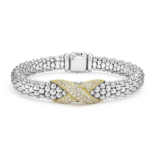Embrace Collection Two-Tone Diamond Bracelet