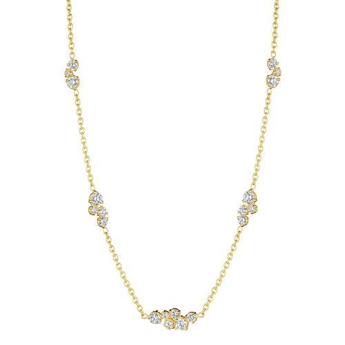 Stardust Diamond Station Necklace