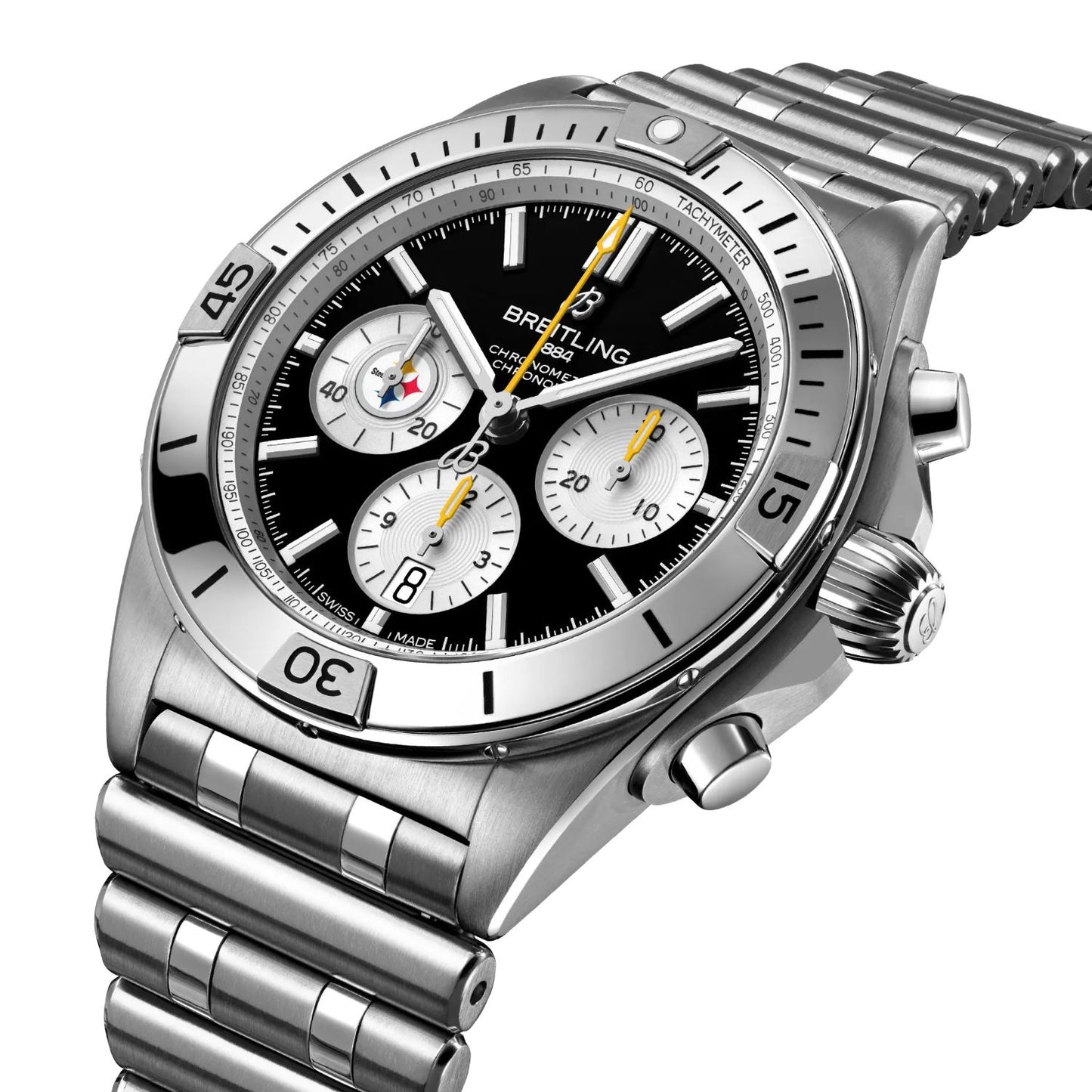 42MM CHRONOMAT B01 STEELERS LTD