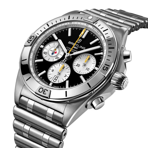 42MM CHRONOMAT B01 STEELERS LTD