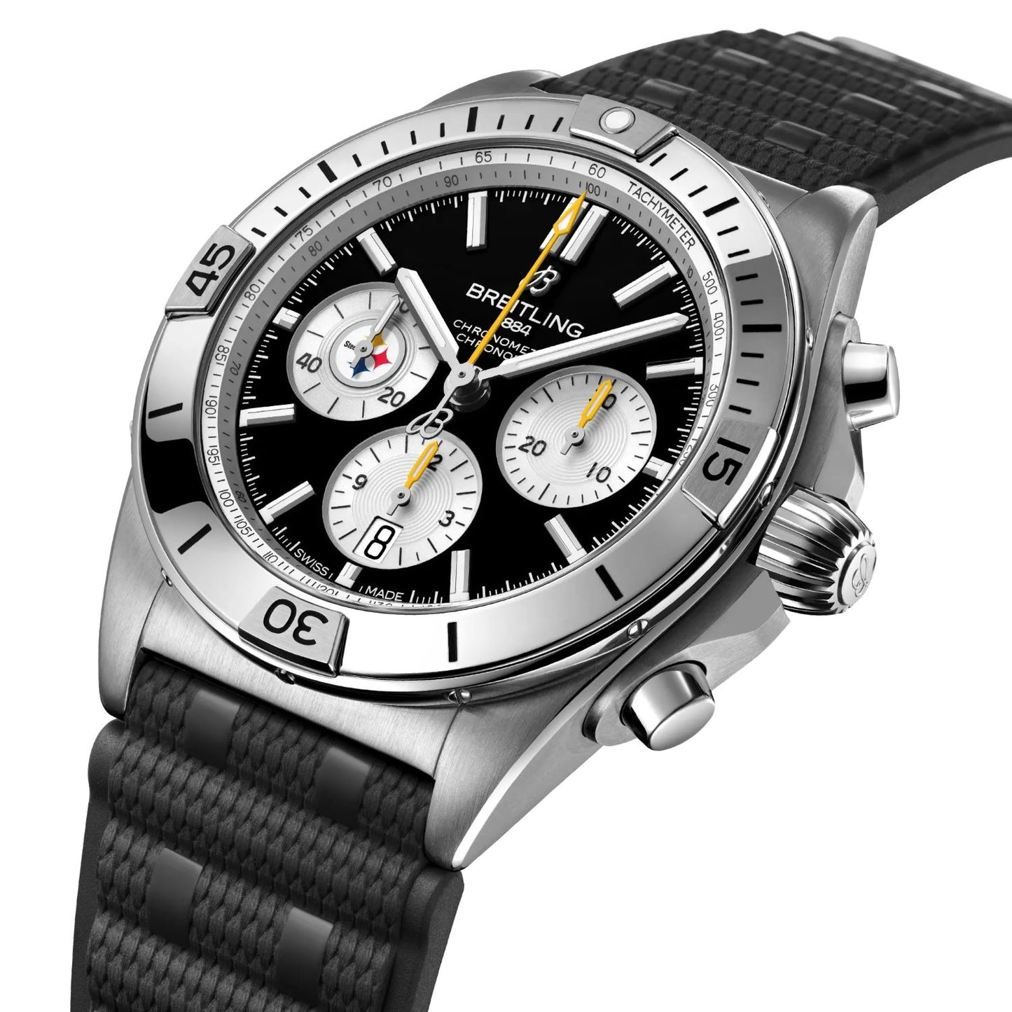 42MM CHRONOMAT B01 STEELERS LTD