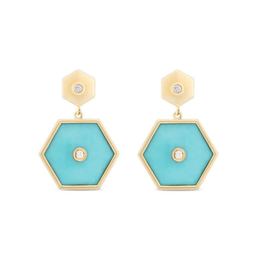 Baia Sommersa Collection Turquoise Earrings