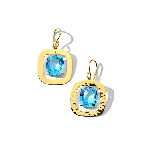 Rock Candy Collection Blue Topaz Drop Earrings