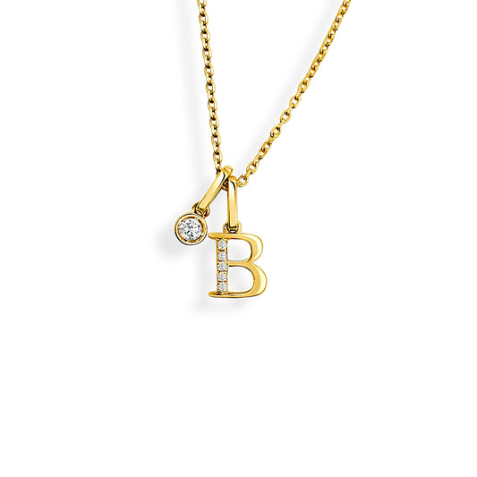 Initial "B" Pendant