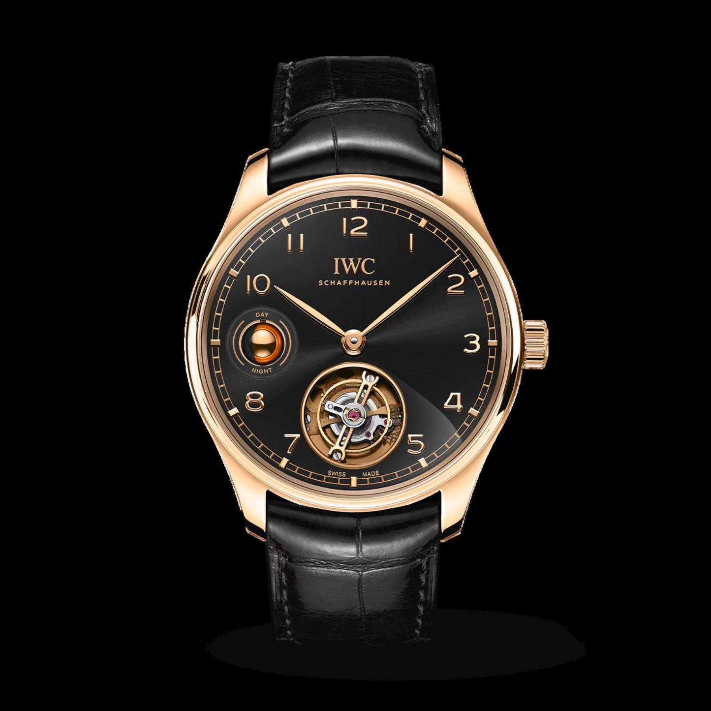 42.4MM Portugieser Hand-Wound Tourbillon Day & Night