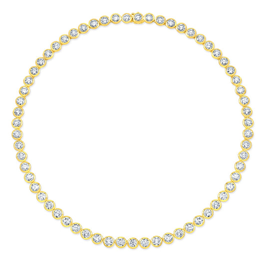 Buttercup Bezel Diamond Necklace