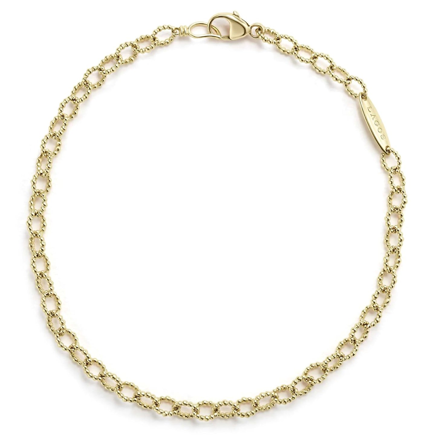 Signature Caviar Collection Petite Link Bracelet