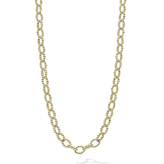 Signature Caviar Collection Petite Link Necklace