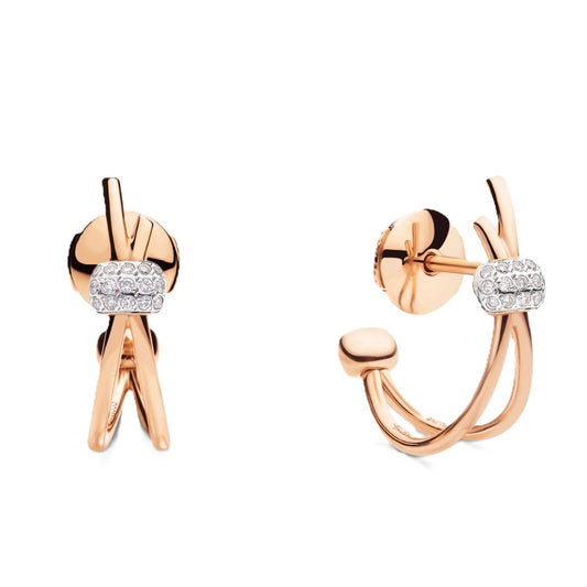 Diamond "Together" Earrings