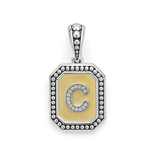 Octagon Diamond C Initial Charm