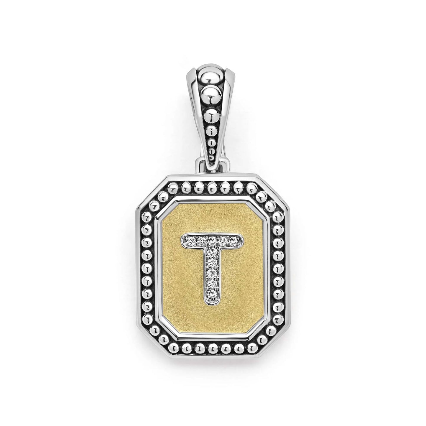 Octagon Diamond T Initial Charm