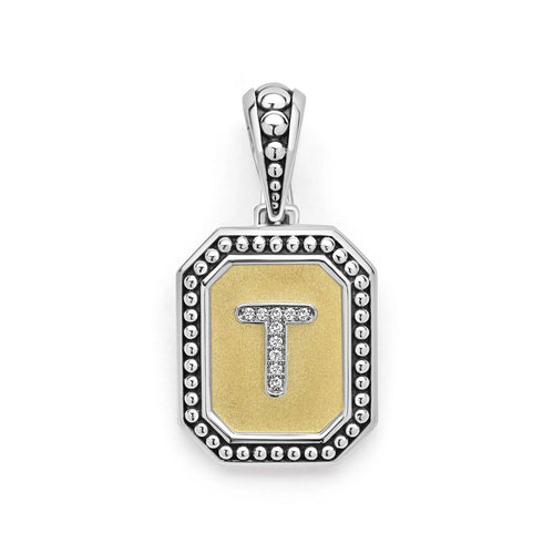 Octagon Diamond T Initial Charm