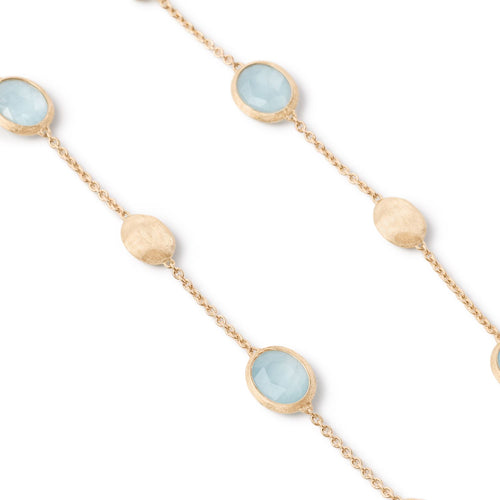 Siviglia Aquamarine & Gold Necklace