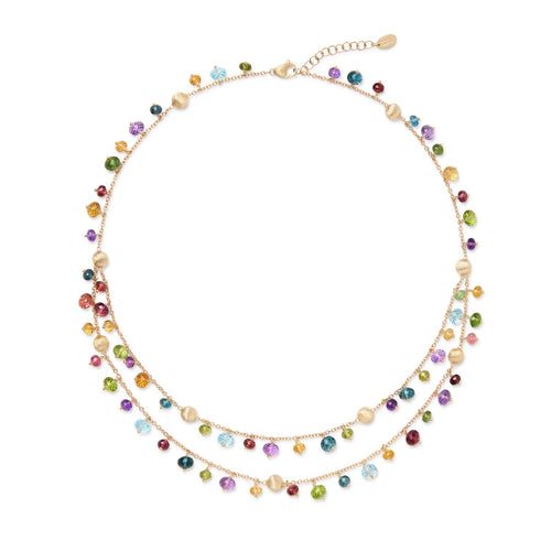 Africa Gemstone Collection Two-Strand Necklace