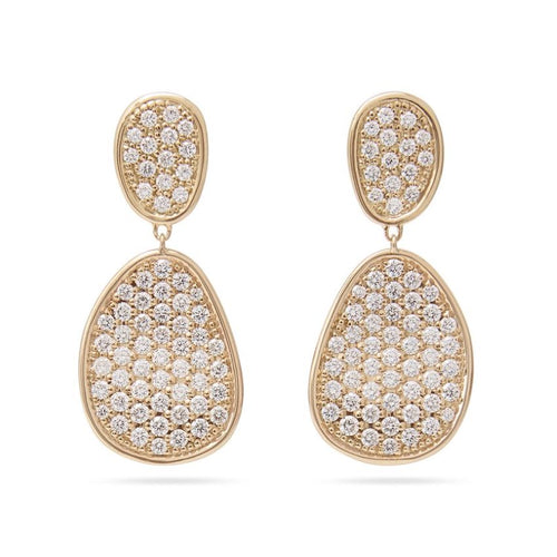 Lunaria Collection Double Drop Diamond Earrings