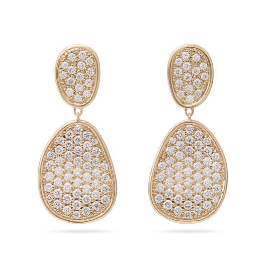 Lunaria Collection Double Drop Diamond Earrings