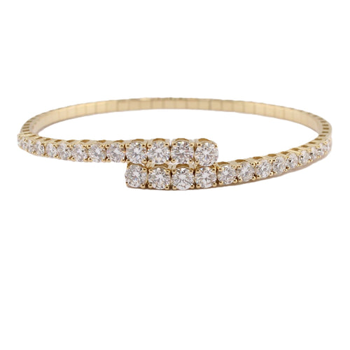 Embrace Collection Flexible Diamond Bypass Bracelet