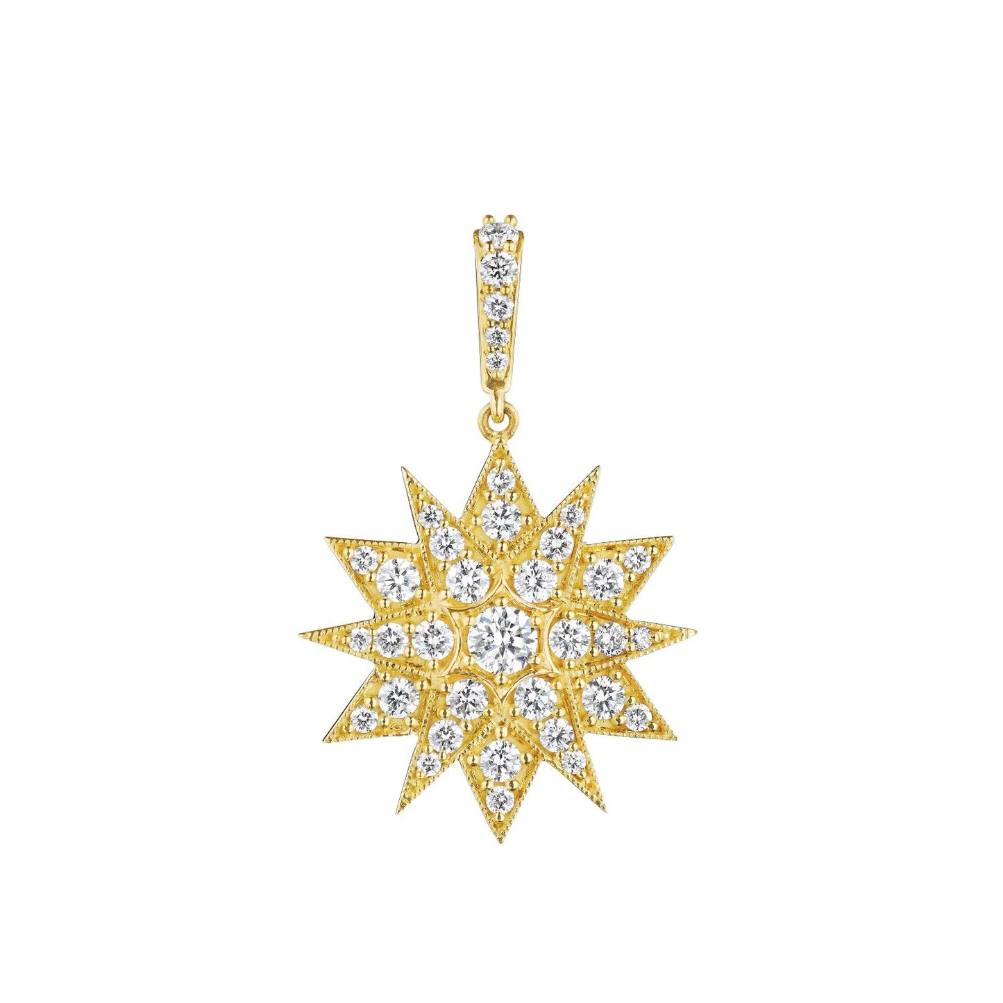 Medallion Diamond Star Clip
