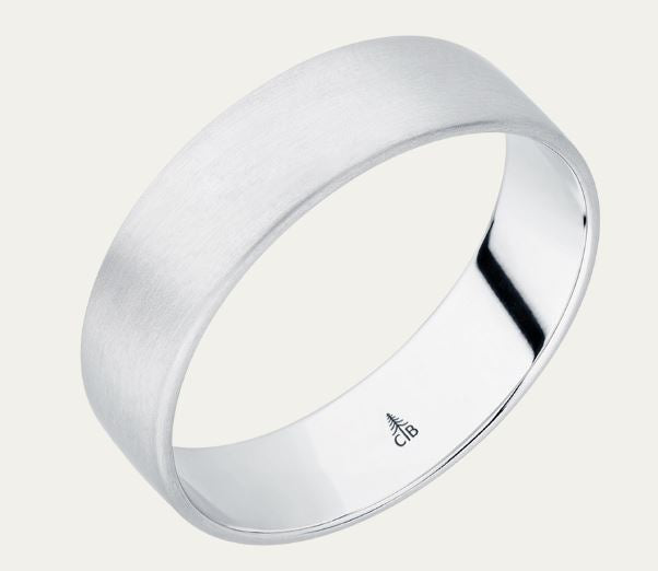 6MM Flat Wedding Band