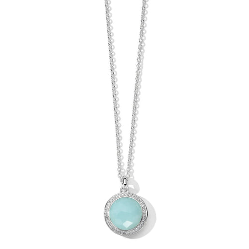 Lollipop Mini Pendant Necklace with Diamonds