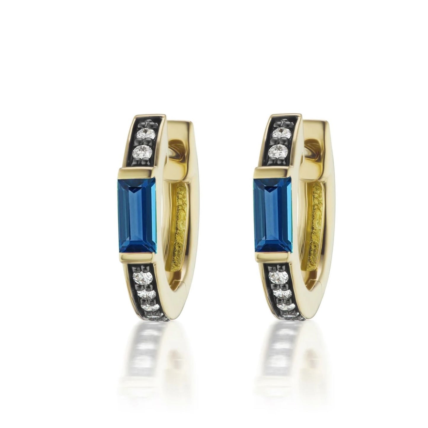 Otto Collection Blue Sapphire Earrings