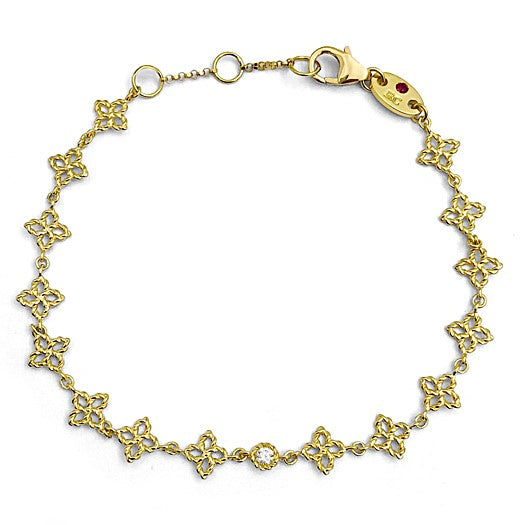 Tiny Princess Diamond Bracelet