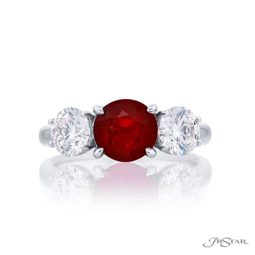 Ruby & Diamond Band Ring