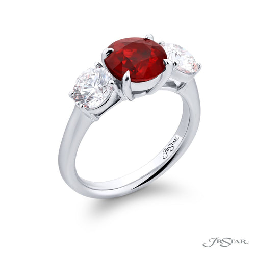 Ruby & Diamond Band Ring