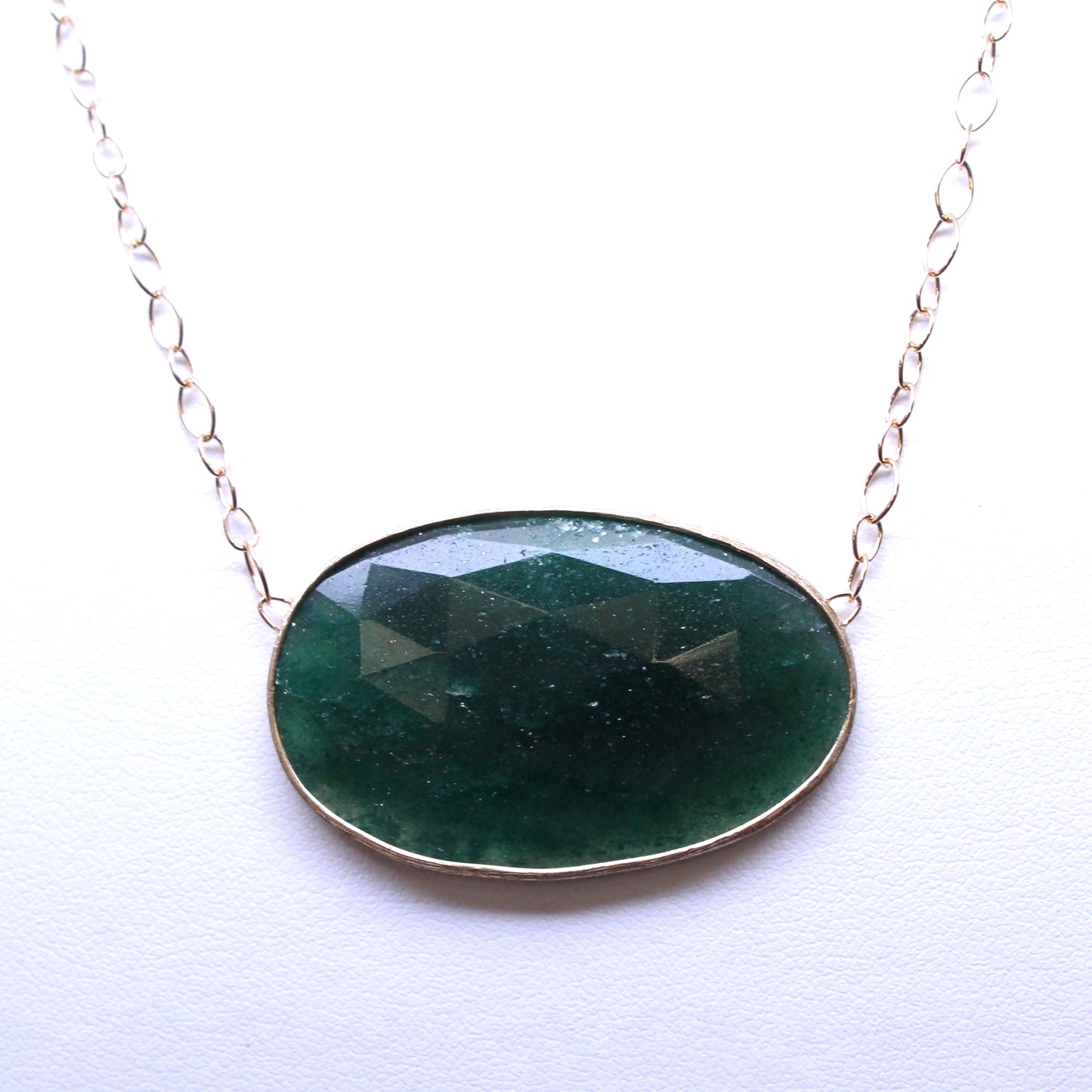Unico Green Aventurine Pendant Necklace