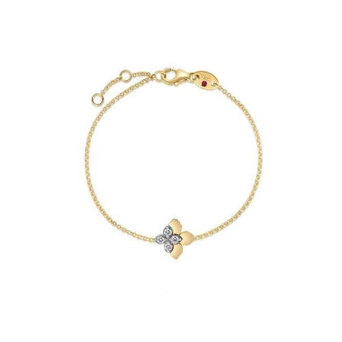 Love In Verona East To West Diamond Flower Bracelet