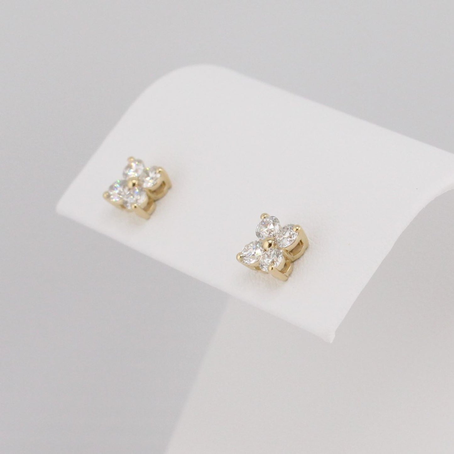 Diamond Cluster Earrings