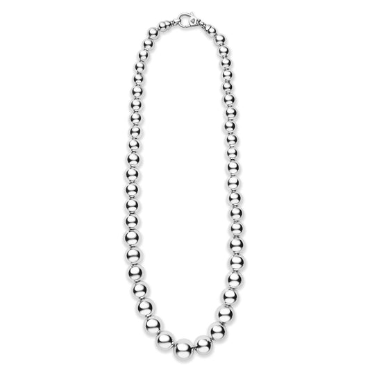 Caviar Bubbly Collection  Graduated Bead Necklace,