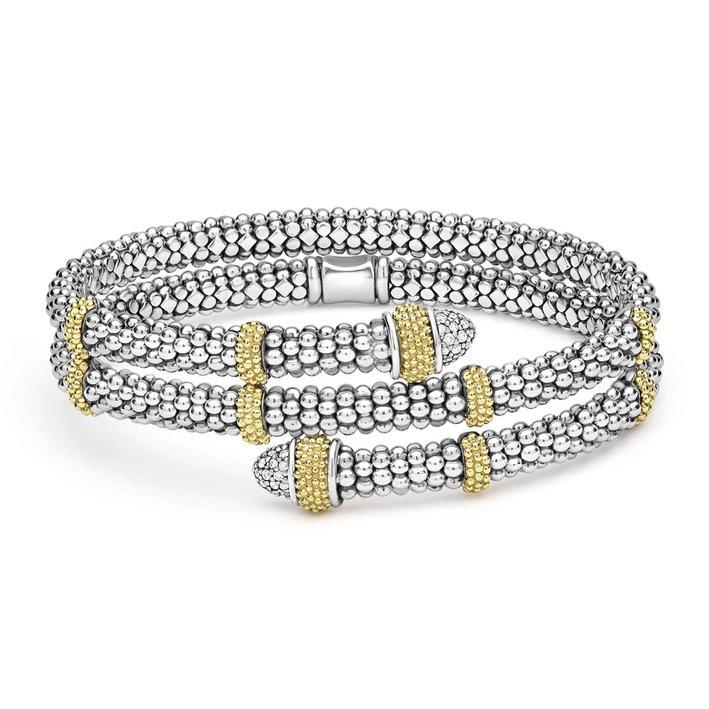 Caviar Lux Collection Diamond Versa Wrap Bracelet