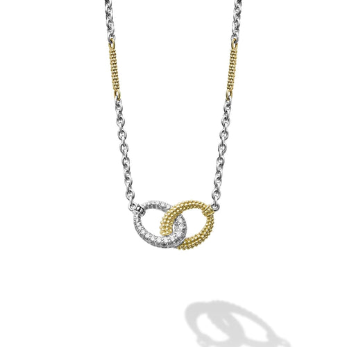 Caviar Lux Collection Diamond Link Necklace