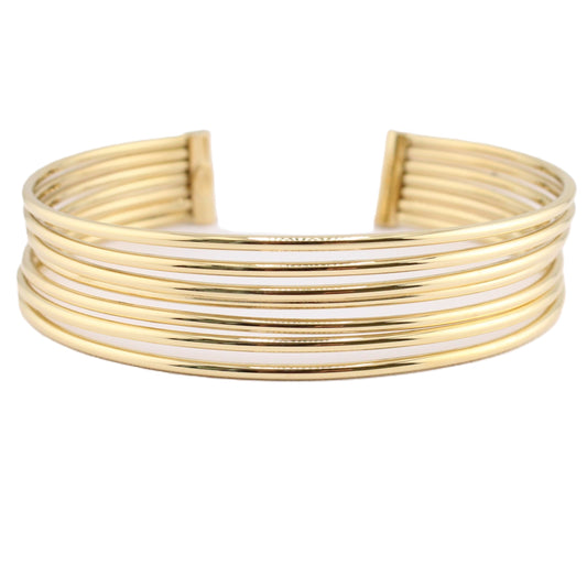 Seven-Strand Flexible Cuff Bracelet