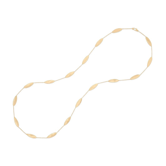 Lunaria Twist Long Station Necklace