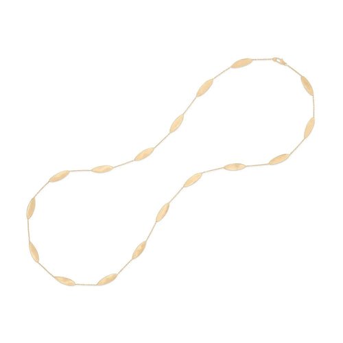 Lunaria Twist Long Station Necklace