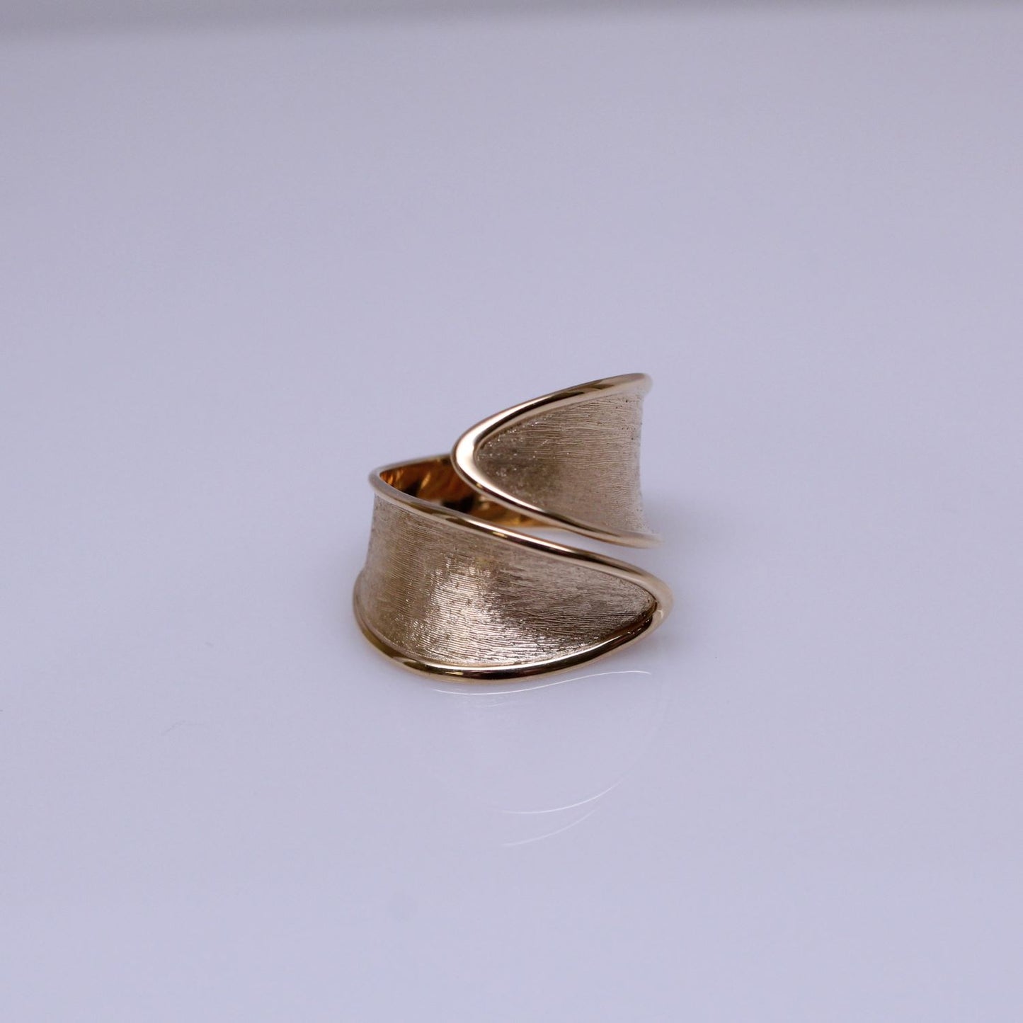 Lunaria Twist Bypass Ring