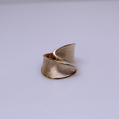 Lunaria Twist Bypass Ring