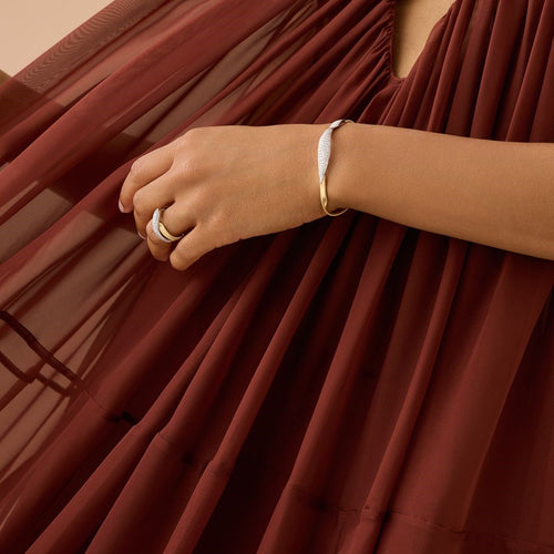 Marrakech Twisted Coil Bangle Bracelet